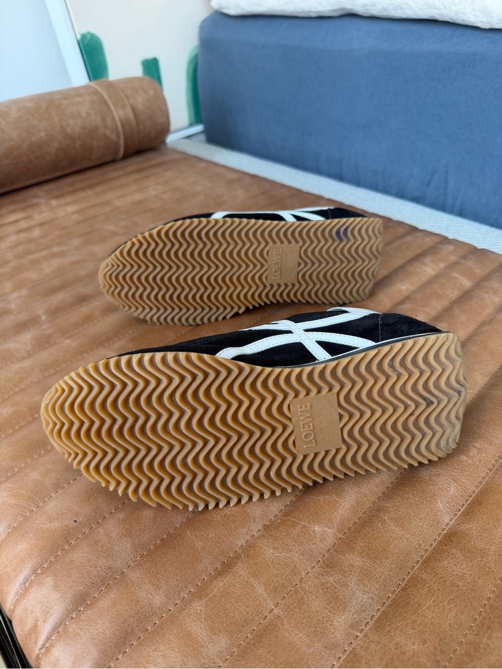 Flow Runner in nylon and suede - Picture 6 of 9